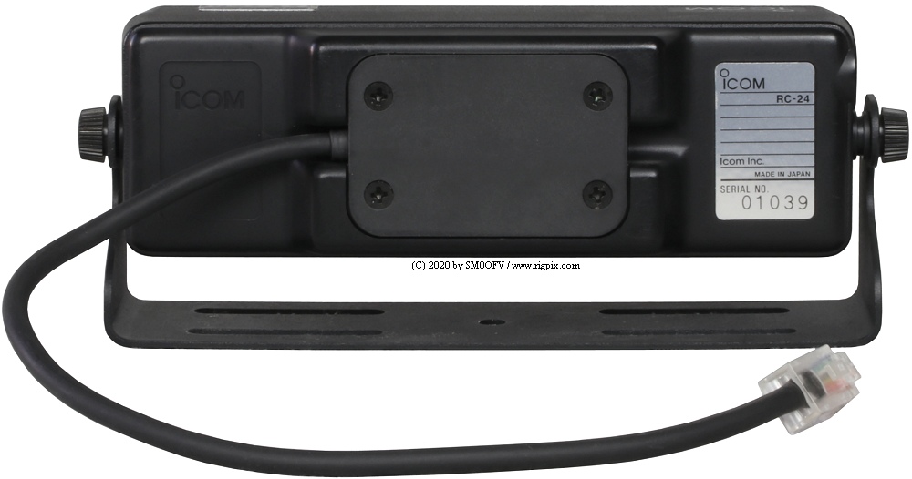 A rear picture of Icom RC-24