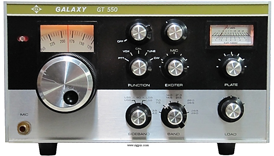 A picture of Galaxy GT-550 (By World Radio Laboratories)