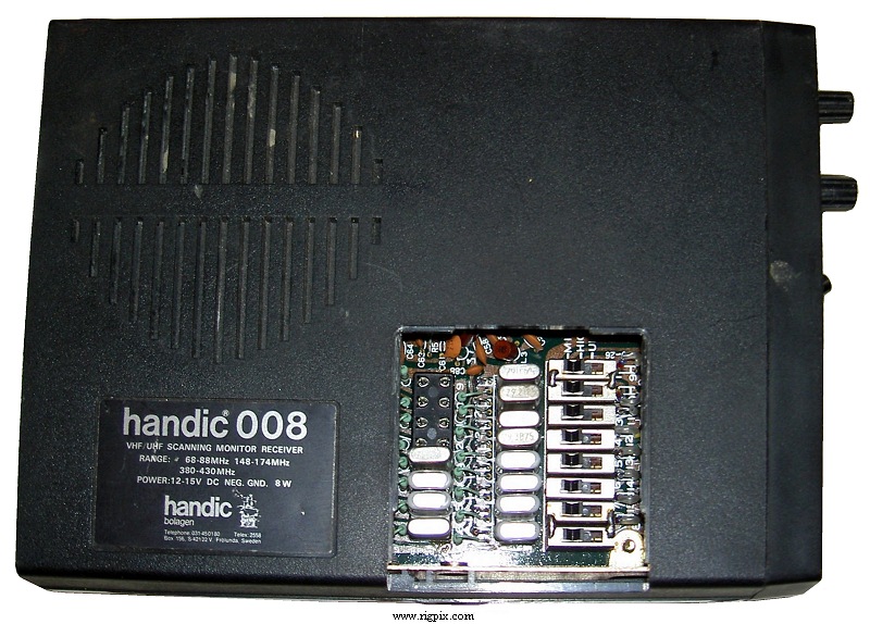 A picture of Handic 008 XTAL compartment