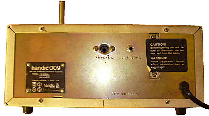 A rear picture of Handic 009