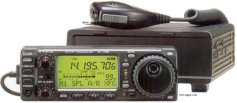 A picture of Icom IC-706