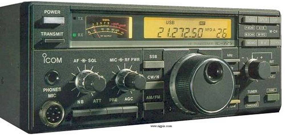 A picture of Icom IC-725
