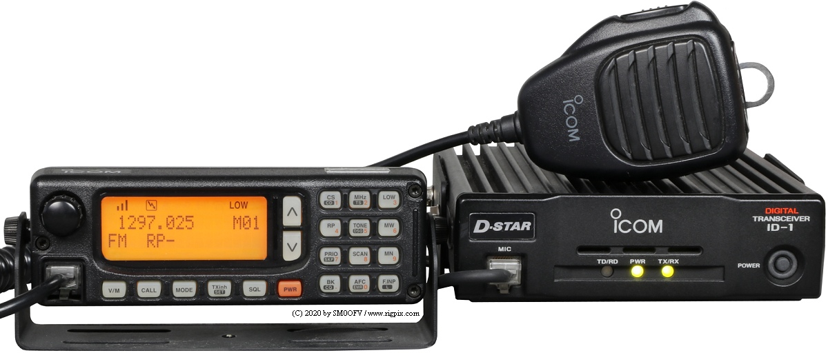A picture of the Icom ID-1 system