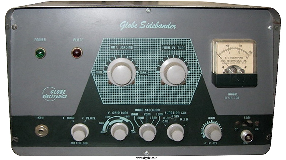 A picture of Globe ''Sidebander'' DSB-100 (By WRL/Globe Electronics)
