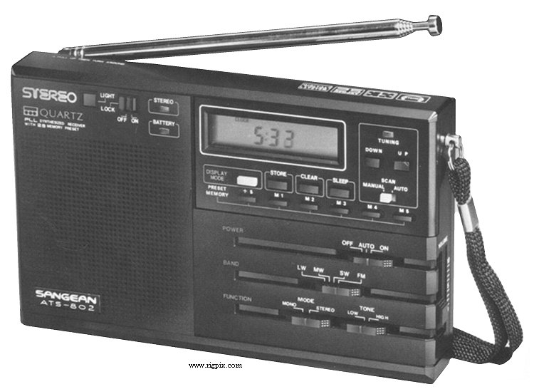 A picture of Sangean ATS-802