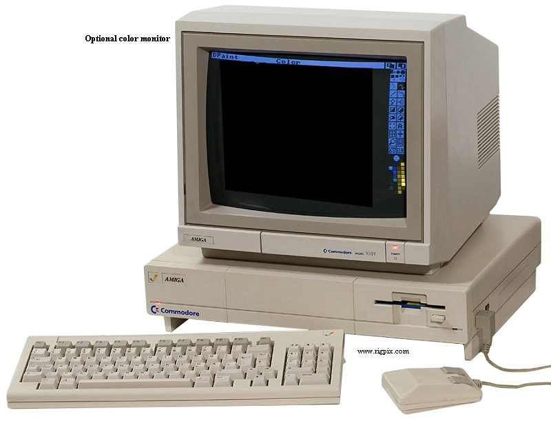 A picture of Commodore Amiga 1000 ''The Amiga'' (Codename ''Lorraine'')