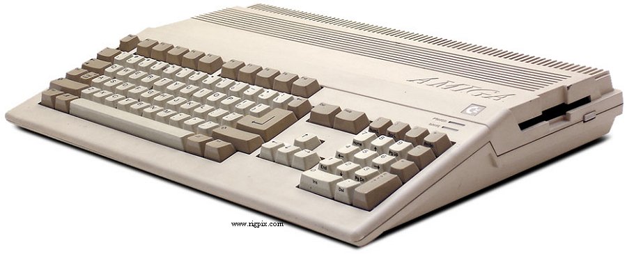 A picture of Commodore Amiga 500 ''A500'' (Code name ''Rock Lobster'')
