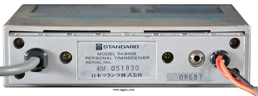 RigPix Database - 900 MHz bands - Standard GX-9100