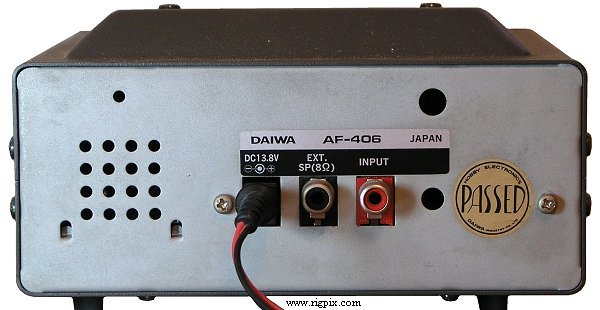A rear picture of Daiwa AF-406K
