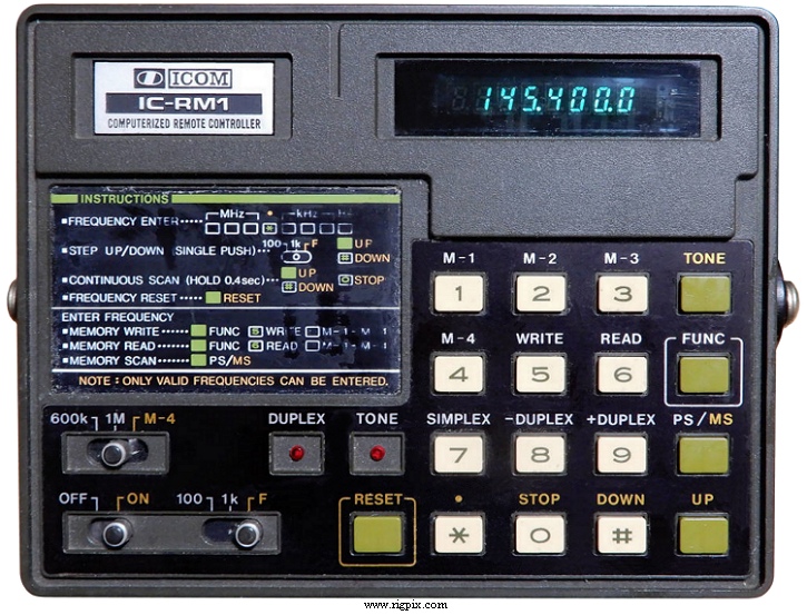 A picture of Icom IC-RM1
