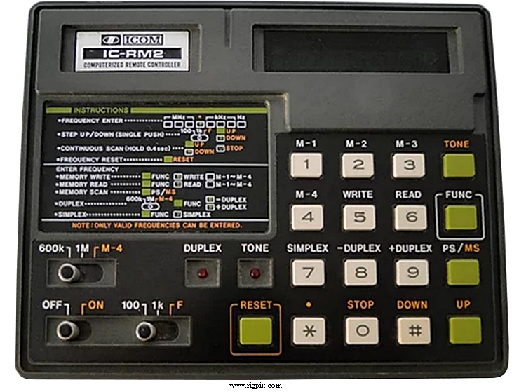 A picture of Icom IC-RM2