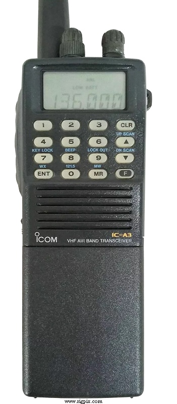 A picture of Icom IC-A3