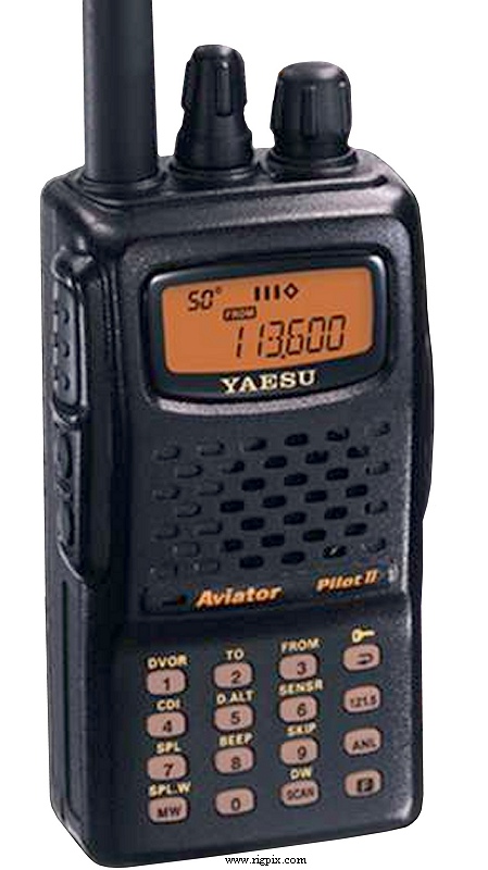 A picture of Yaesu VXA-210 ''Aviator Pilot II''