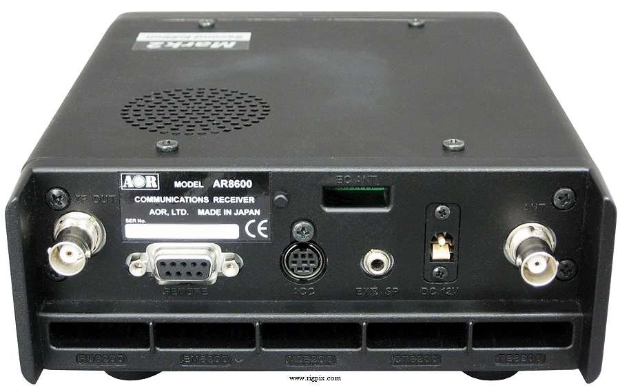 A rear picture of AOR AR-8600 Mk2