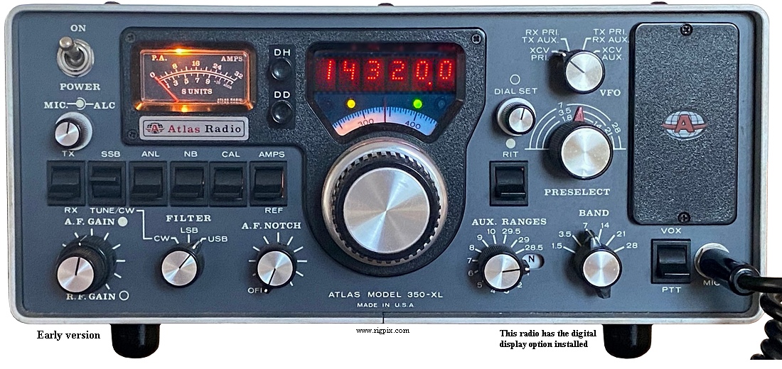 A picture of early version Atlas 350-XL