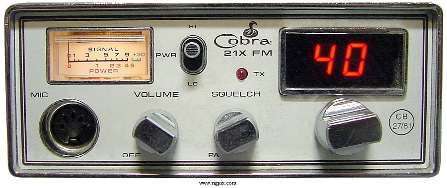 A picture of Cobra 21X FM By Dynascan)