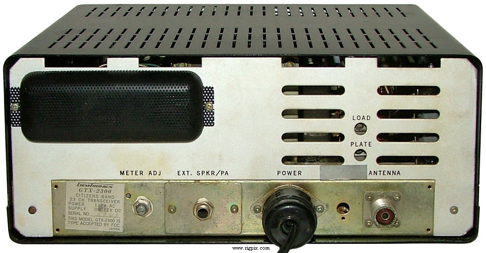 A rear picture of GemTronics GTX-2300