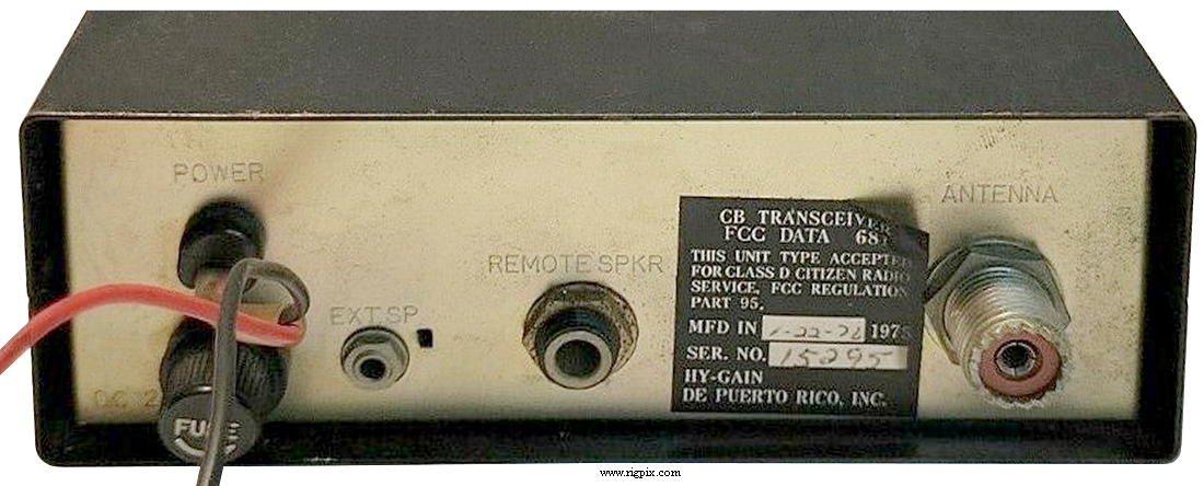 A rear picture of Hy-Gain Hy-Range Ia (681)