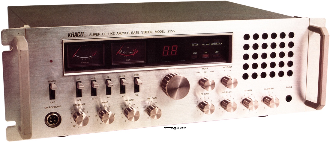 A picture of Kraco 2555 ''Super Deluxe AM/SSB Base Station''