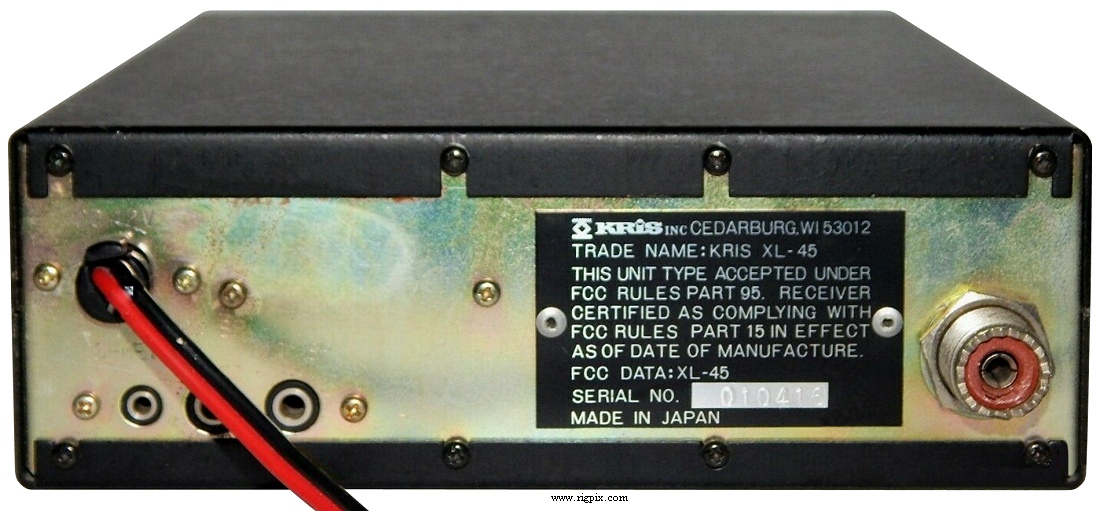 A rear picture of Kris XL-45