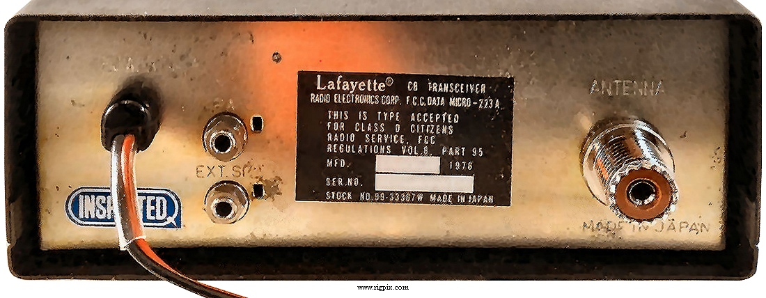 A rear picture of Lafayette Micro-223A (99-33367W)
