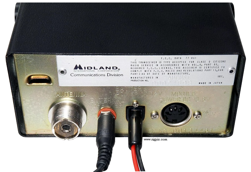 A rear picture of Midland 77-861