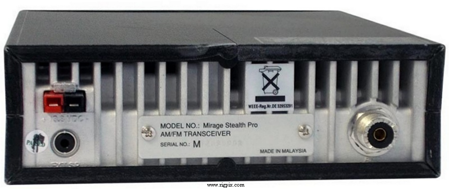 A rear picture of Mirage Stealth Pro
