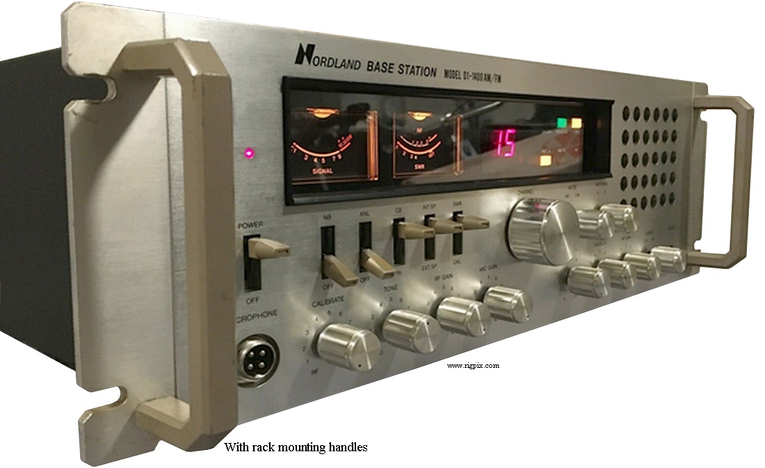 A picture of Nordland 01-1400 AM/FM with rack mounting handles