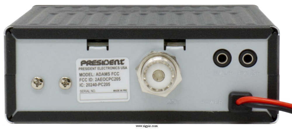 A rear picture of President Adams FCC (TXUS002)