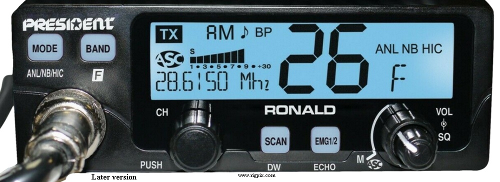 A picture of President Ronald (Later version), TXPR500