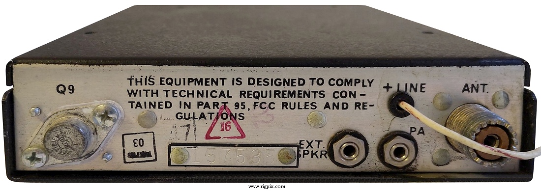 A rear picture of Ray-Tel TWR-7 (By Raytheon)