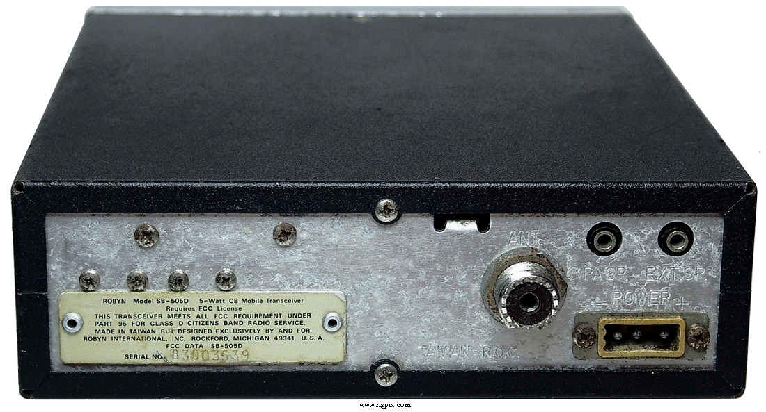 A rear picture of Robyn SB-505D