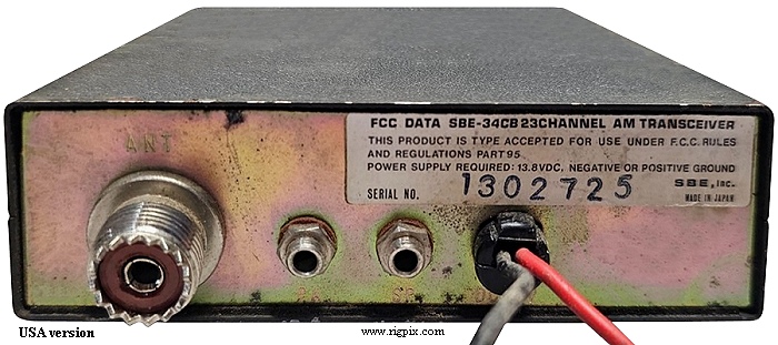 A rear picture of SBE Brute (SBE-34CB) USA version