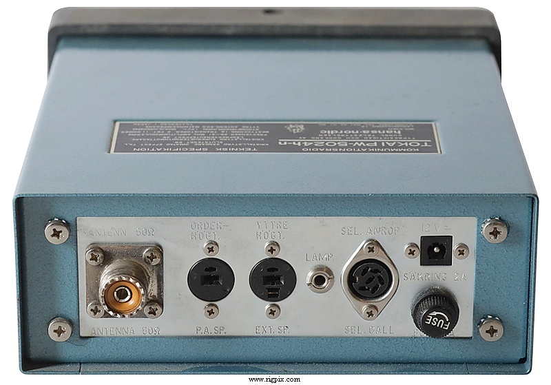 A rear picture of Tokai PW-5024h-n (By Hansa-Nordic / Handic)