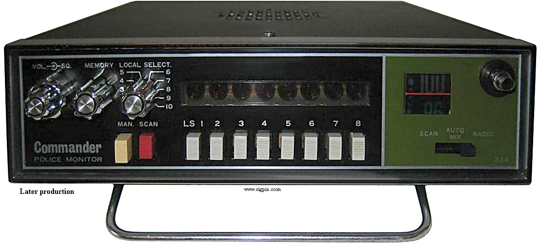 A picture of Commander 334 Police monitor, later production