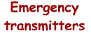Emergency transmitters logo