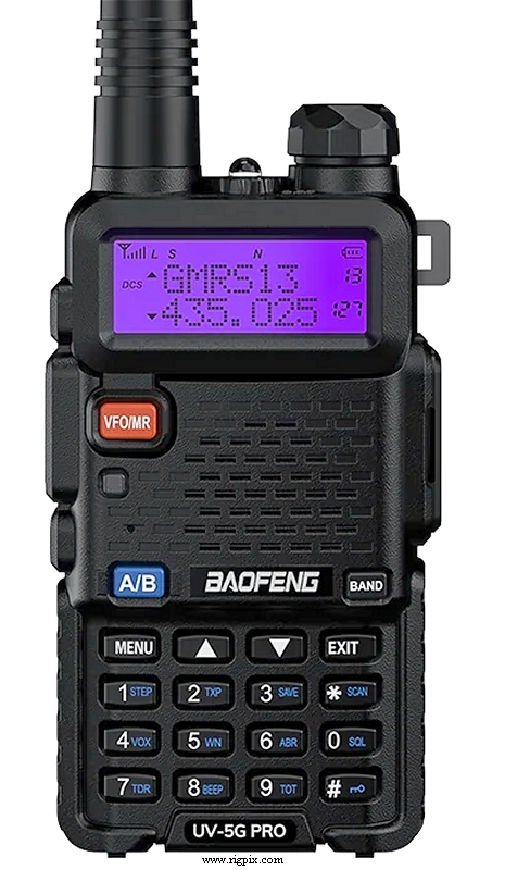 A picture of Baofeng UV-5G Pro