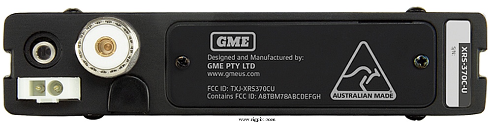 A rear picture of GME XRS-370C-U ''XRS Connect''