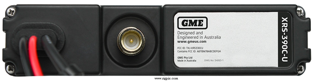 A rear picture of GME XRS-390C-U ''XRS Connect''