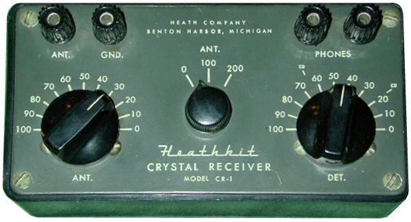 heathkit cr 1 crystal radio