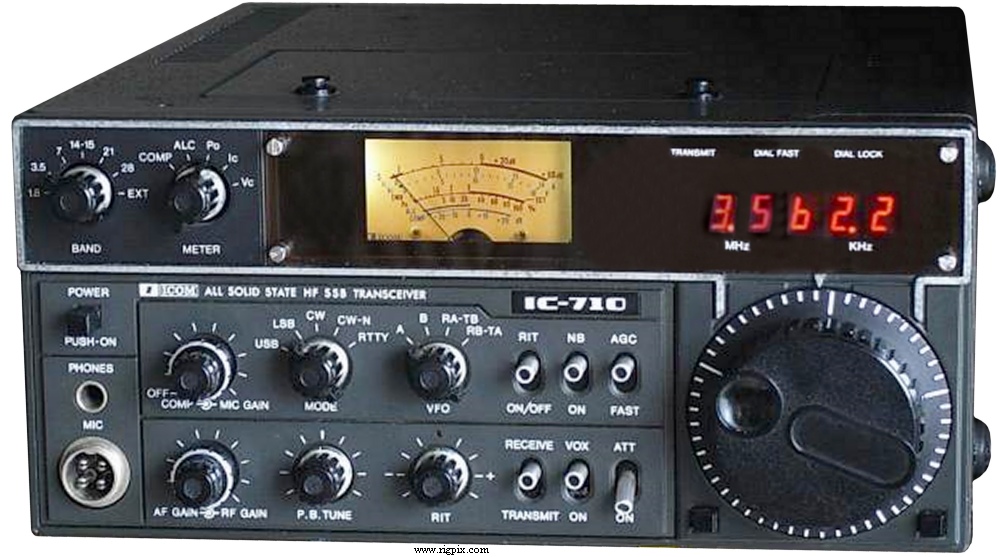 A picture of Icom IC-710