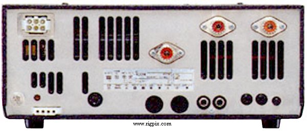 A rear picture of Icom IC-746