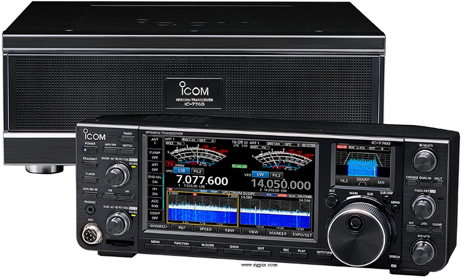 A picture of Icom IC-7760