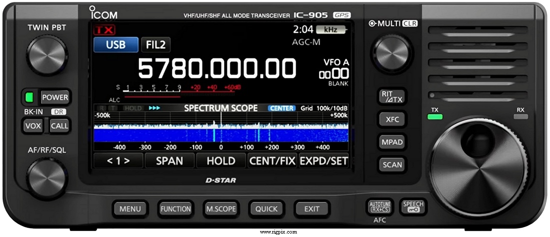 A picture of Icom IC-905
