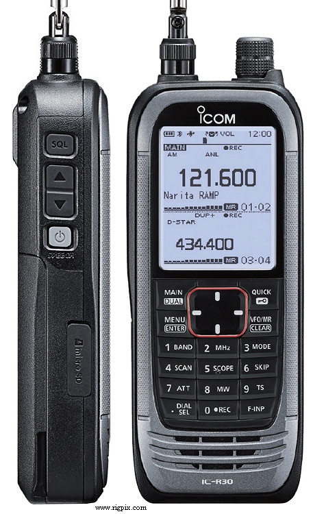 A picture of Icom IC-R30