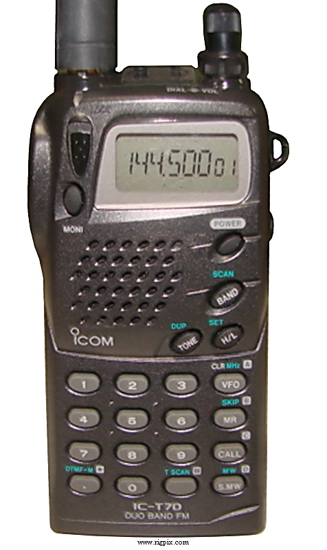 A picture of Icom IC-T7D