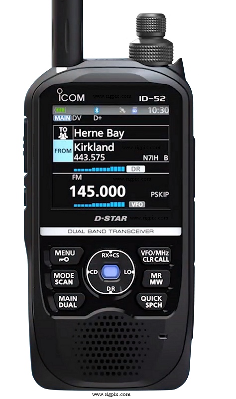 A picture of Icom ID-52A