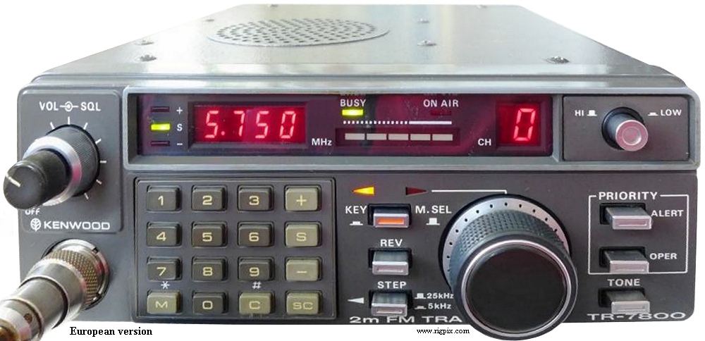 A picture of Kenwood TR-7800 (European version)