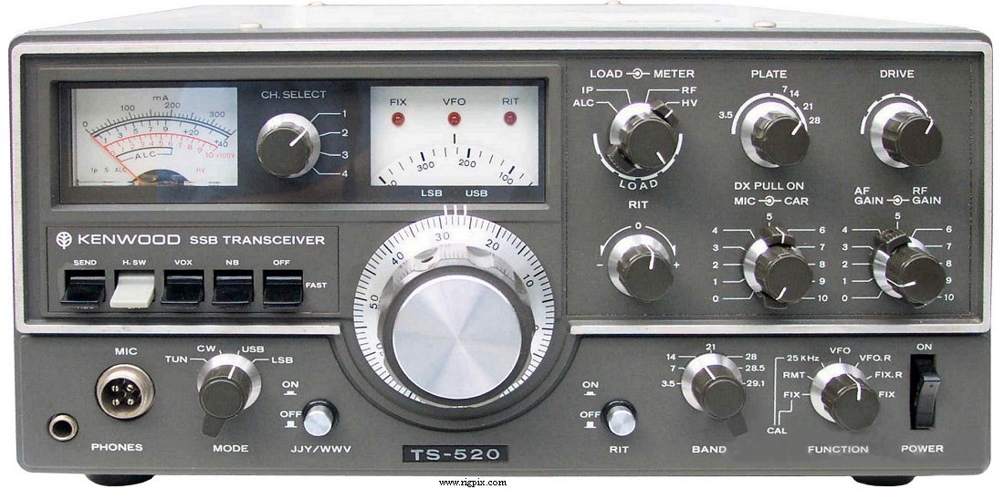 A picture of Kenwood TS-520