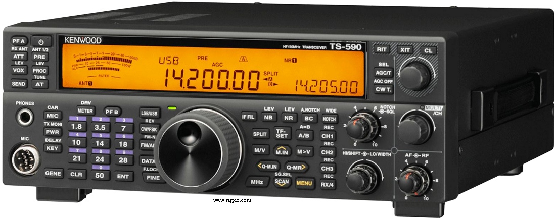 how to connect kenwood ts-590s to cw decoder